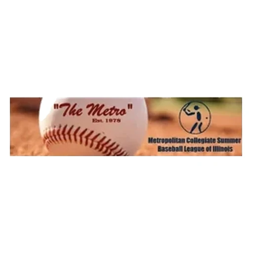 Metropolitan Collegiate Summer Baseball League of Illinois logo